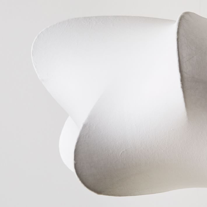 Lámpara colgante Havion Cocoon: pantalla minimalista de polímero con suspensión ajustable