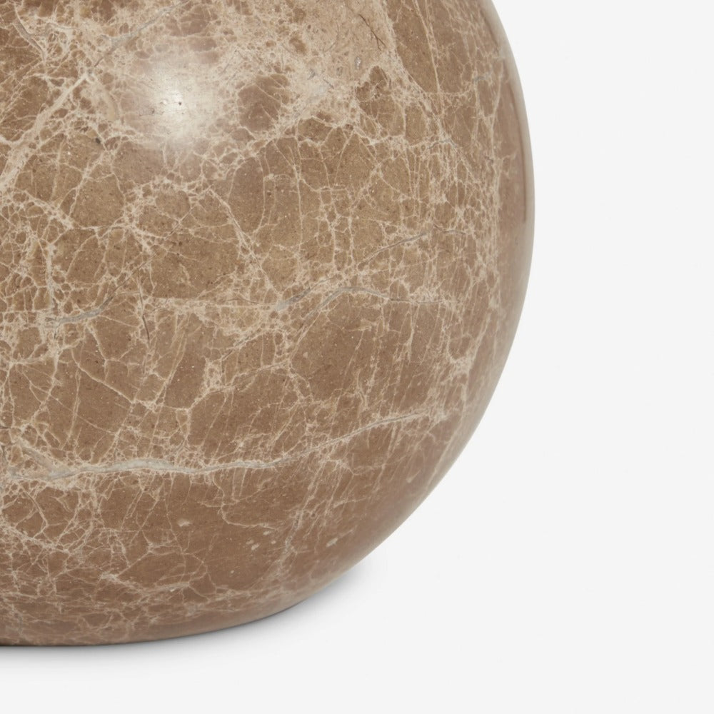 Cordove Artistic Sphere-Base Contemporary Table Lamp for Bedside and Study