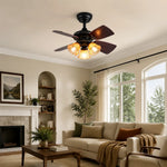 Cargar imagen en el visor de la Galería, Ceiling fan light in a bright living room