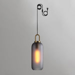 Bild in Gallery-Viewer laden, Copper-Plated Glass Plug-In Swag Pendant
