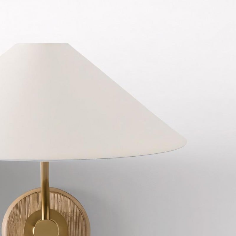 Lámpara con pantalla cónica giratoria Ivoryne - Adecuada para rincones de lectura modernos