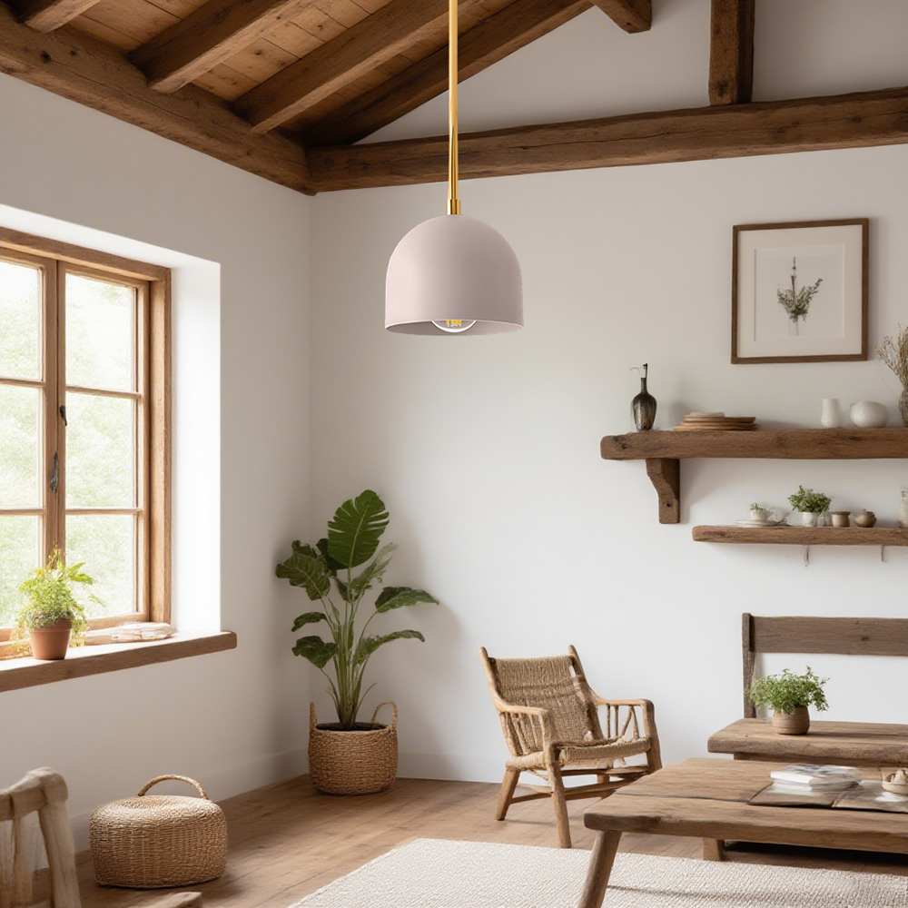 Suspension Farmhouse – Suspension Vanity avec dôme coloré