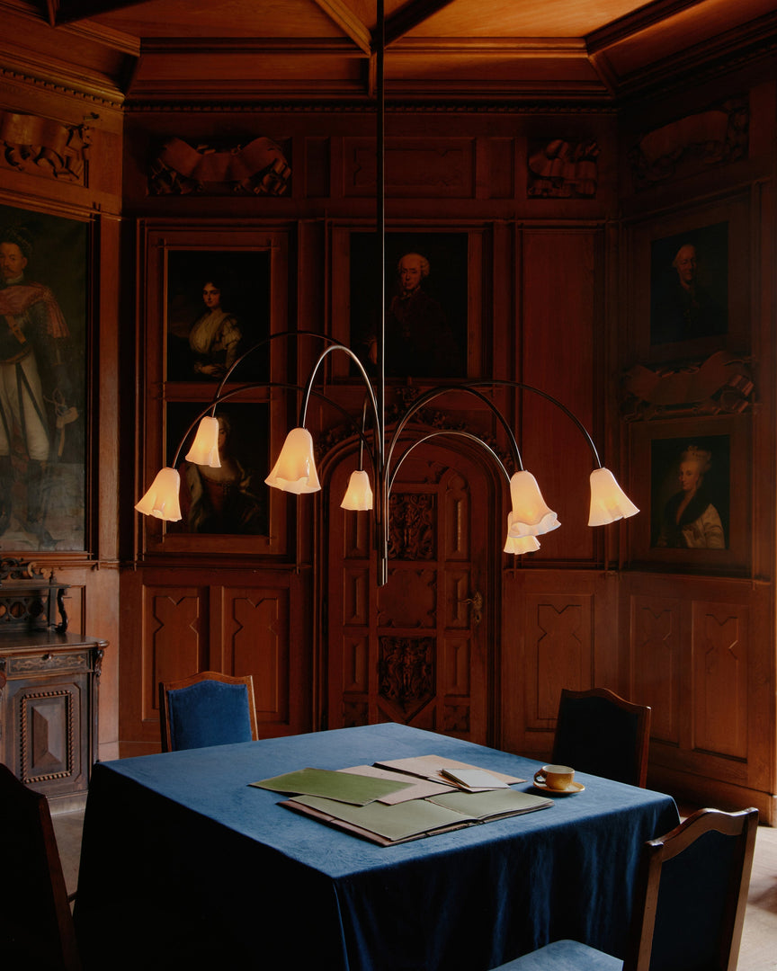 Flora Glass Chandelier