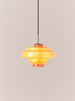 Load image into Gallery viewer, Koloro Modern Art-Inspired Curved Glass Pendant Fixture - Transitional Style Lighting for Living Spaces
