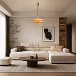 Charger l'image dans la visionneuse de galerie, Orange Layered Glass Pendant Light