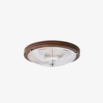 Cargar imagen en el visor de la Galería, Rippled Glass Flush Mount Ceiling Light
