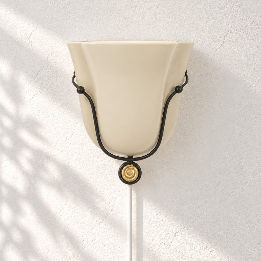 Bellina Modern Wall Light with Plug-in Cord