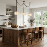 Bild in Gallery-Viewer laden, Frosted Alabaster Multi-Light Hardwired Chandelier