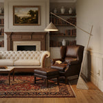Load image into Gallery viewer, Grande Travertine Floor Lamp