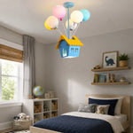 Bild in Gallery-Viewer laden, Colorful Balloon House LED Pendant Light for Kids Rooms