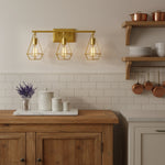 Load image into Gallery viewer, Solanivelo Retro Metal Wall Light with Diamond Hollow Shades for Kitchen Island