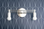 Cargar imagen en el visor de la Galería, Mobilux Line Modern Vanity Light - Bathroom Wall Fixture in Art Deco Style

