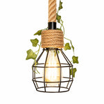 Load image into Gallery viewer, Rope-Wrapped Industrial Ring Chandelier