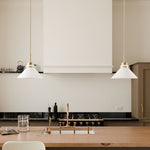 Charger l&#39;image dans la visionneuse de galerie, Aurenza Modern Farmhouse  Cone Pendant Light – Dimmable Kitchen and Entryway Lighting
