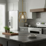 Load image into Gallery viewer, Auricyl Vintage Cage Pendant Light – Metal Cylinder Style Perfect for Dining Room