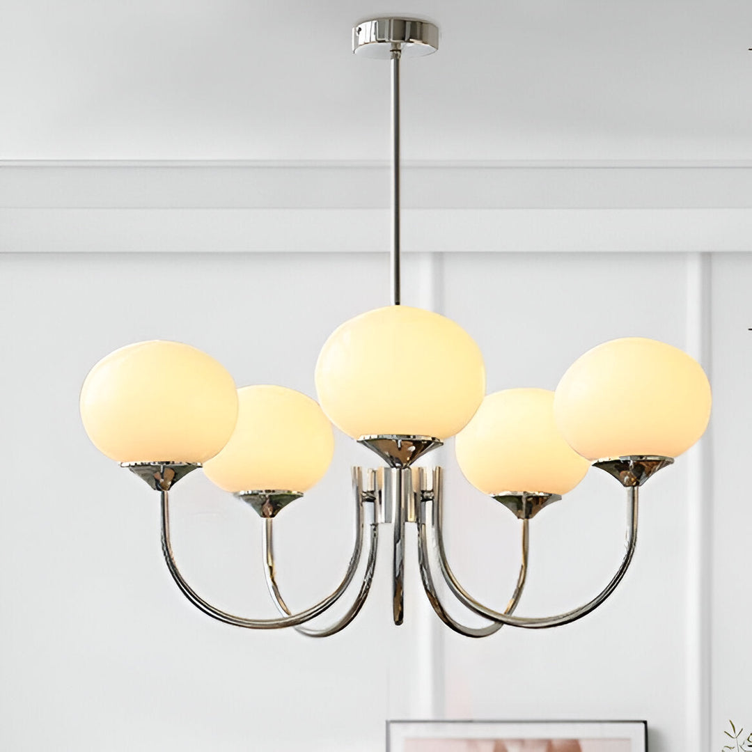 Candelabro Moderno Marshmallow de Vidrio