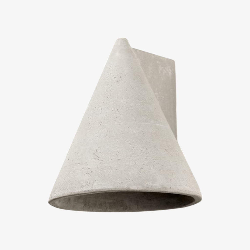 Applique murale conique en béton Concrellia – Applique artistique moderne pour chambre