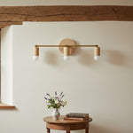 Charger l&#39;image dans la visionneuse de galerie, Mobilux Line Wood and Vanity Light - Bohemian Bathroom Lighting Fixture

