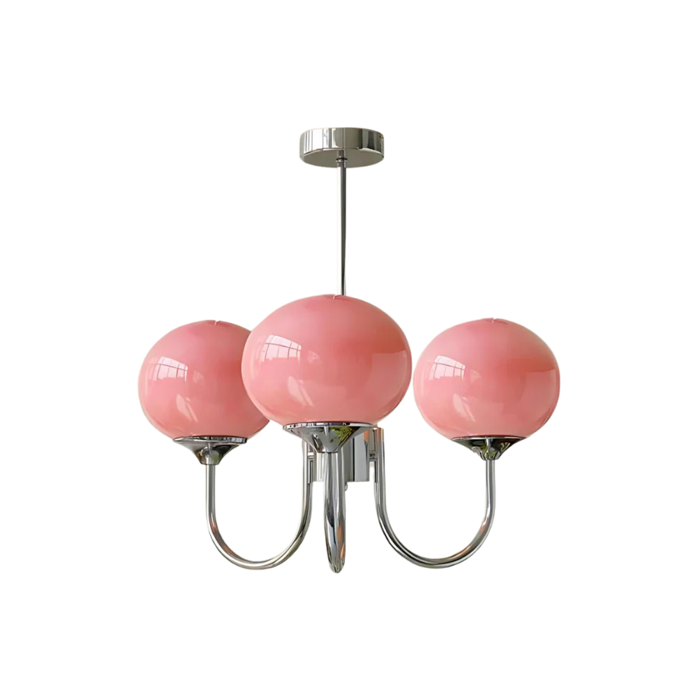 Candelabro Moderno Marshmallow de Vidrio