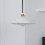 Load image into Gallery viewer, Natural Stone Plug-In Swag Pendant Light