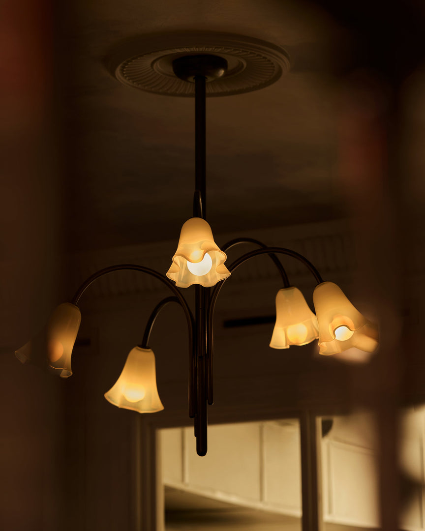 Flora Glass Chandelier