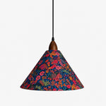 Load image into Gallery viewer, Liberty-Style Floral Fabric Pendant Light