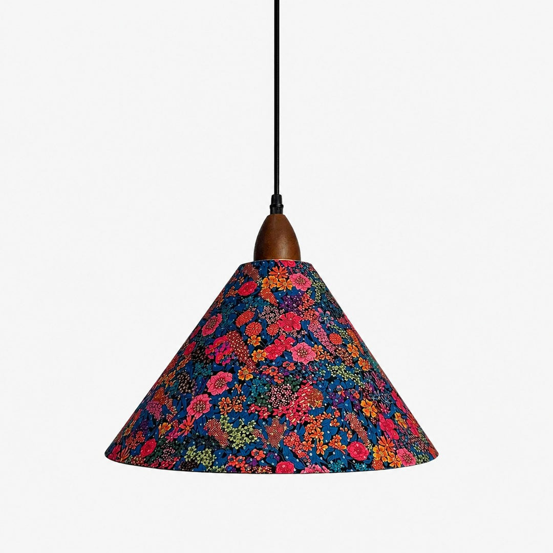 Liberty-Style Floral Fabric Pendant Light