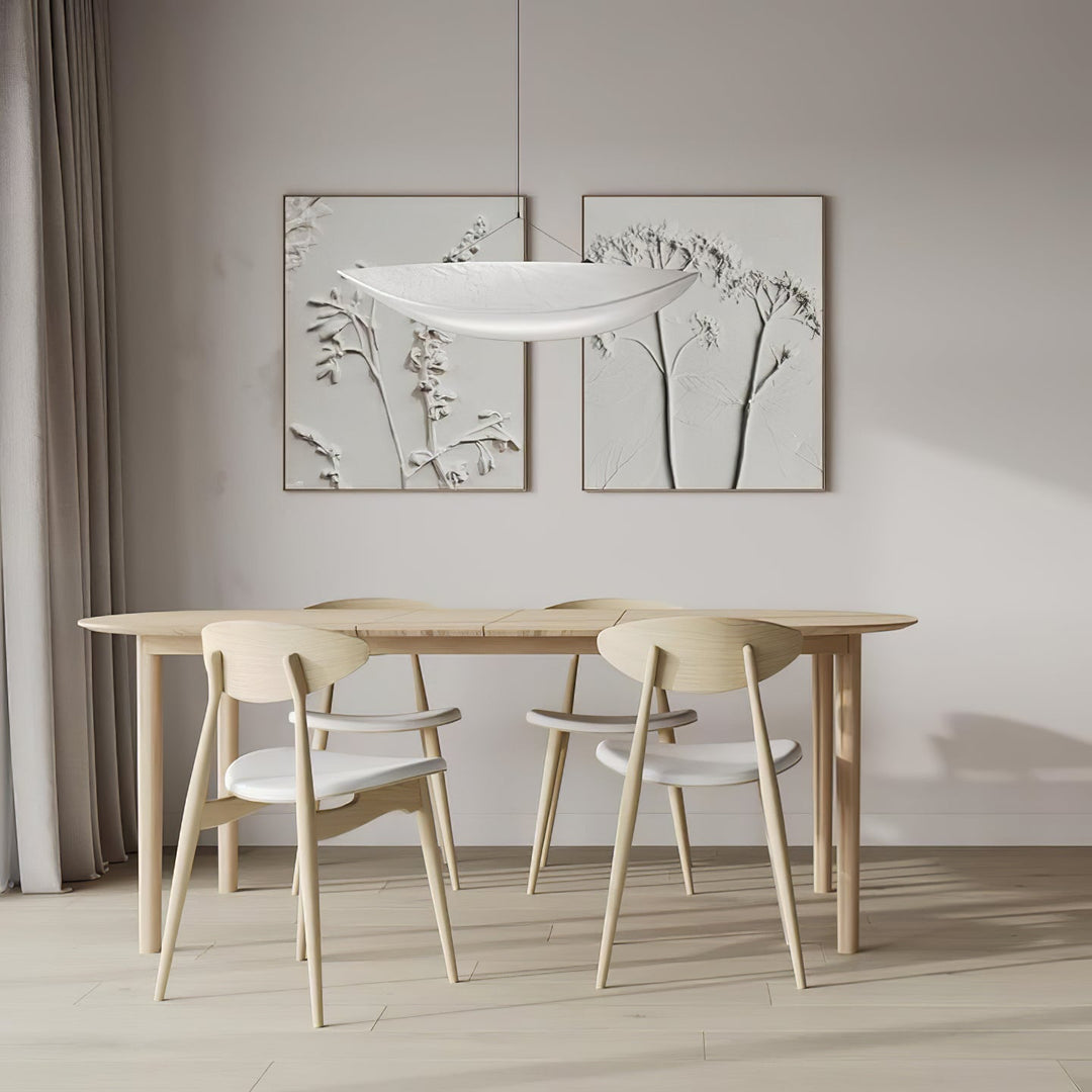 Cloudlike Mulberry Silk Plug-In Pendant Light