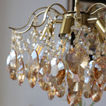 Load image into Gallery viewer, Vintage Sumptuous Teardrop Crystal Chandelier
