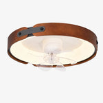 Bild in Gallery-Viewer laden, Walnut Full Spectrum Flush Mount Ceiling Light