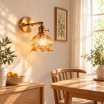 Load image into Gallery viewer, Ribbed Glass Wall Sconce