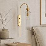 Cargar imagen en el visor de la Galería, Avenlo Minimalist Wall Lamp – Modern Vertical Accent Lighting for Bathroom or Hallway