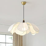 Bild in Gallery-Viewer laden, Layered Floral Fabric Plug-In Pendant