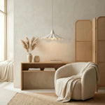 Charger l'image dans la visionneuse de galerie, Suspension Artistique en Céramique Vague Arluneva - Lumière Moderne Artisanale pour Salon