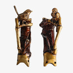 Cargar imagen en el visor de la Galería, Handcrafted Brass Animal Door Handles 54