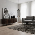 Cargar imagen en el visor de la Galería, Lámpara de suspensión minimalista Radiloop - Diseño inspirado en farol de metal para comedor N48