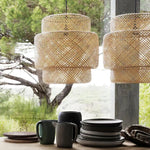 Load image into Gallery viewer, Bamboo Pendant Light