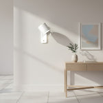 Load image into Gallery viewer, Volyne Adjustable Swivel Cylinder Wall Sconce - Minimalist Metal Wall Lamp for Bedroom and Reading Area