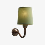 Load image into Gallery viewer, Cottaloy Vintage Fabric Curved Arm Wall Lamp for Living Room or Bedroom