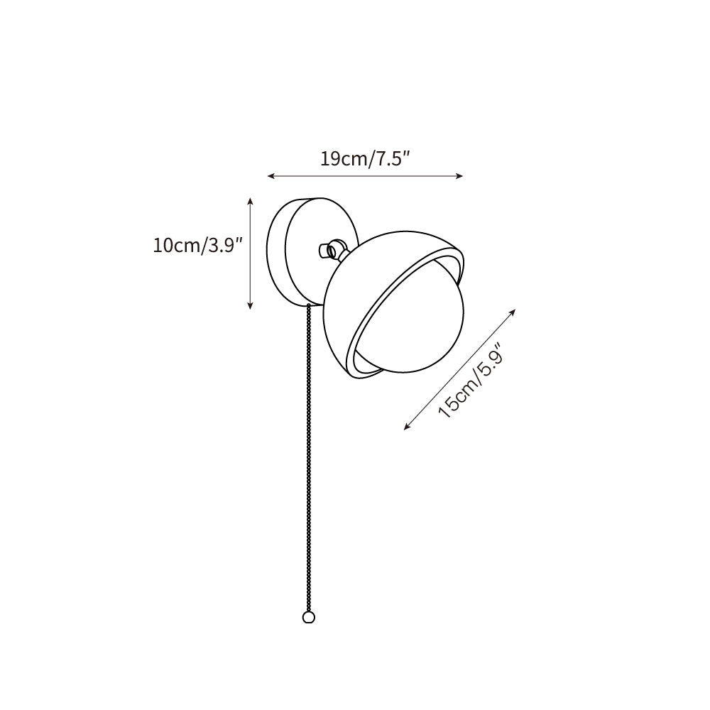 Moderne Travertin-Wandlampe – Minimalistische Stein-Wandleuchte für Schlafzimmer, Wohnzimmer, Flur