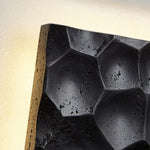 Load image into Gallery viewer, Close detail of natural travertine pores and irregular stone texture