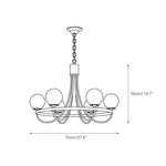 Load image into Gallery viewer, Caroline Sphere Chandelier