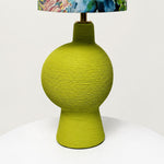 Load image into Gallery viewer, Yellow green ceramic base texture detail