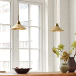 Charger l&#39;image dans la visionneuse de galerie, Aurenza Modern Farmhouse  Cone Pendant Light – Dimmable Kitchen and Entryway Lighting
