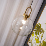 Bild in Gallery-Viewer laden, Copper-Plated Glass Plug-In Swag Pendant