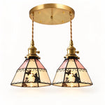 Charger l'image dans la visionneuse de galerie, Cat and Butterfly Stained Glass Pendant Light