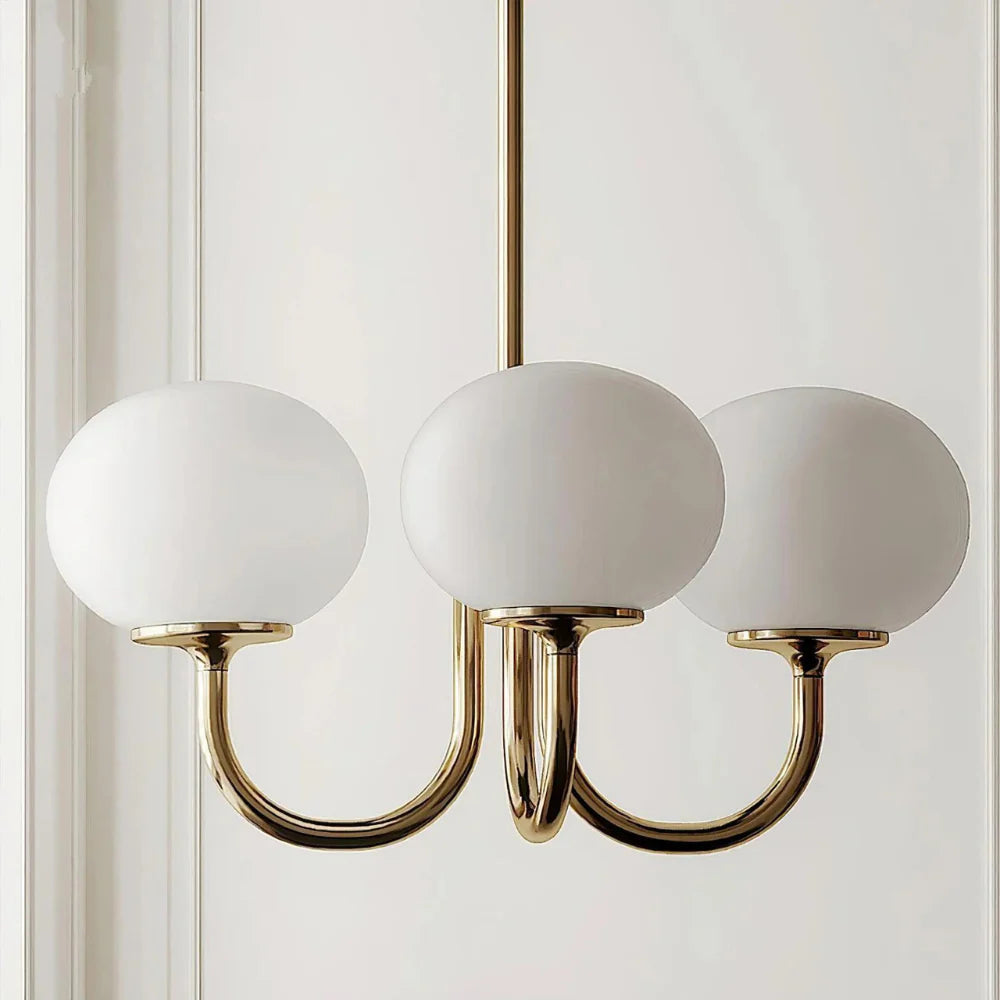 Candelabro Moderno Marshmallow de Vidrio