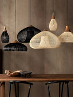 Load image into Gallery viewer, Harp Braided Rattan Pendant Lamp
