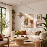 Load image into Gallery viewer, Koloro Millie Plug-In Glass Pendant Light - Retro Colorful Pendant for Modern Interiors
