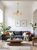 Load image into Gallery viewer, Medieval Log Style Vintage Glass Chandelier
